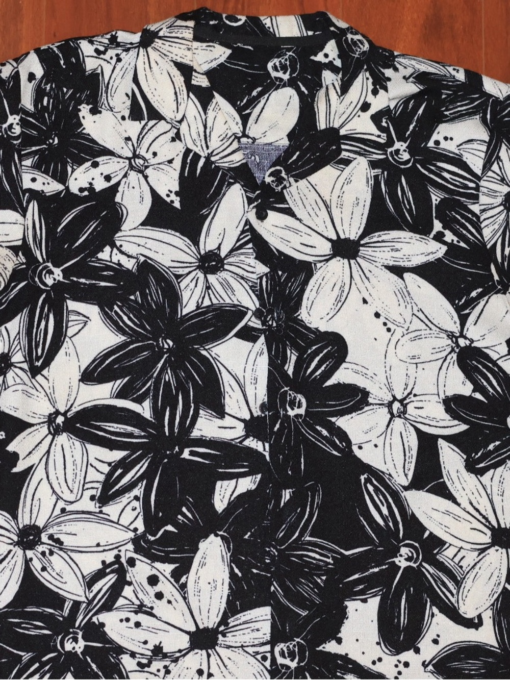 MNML Black & White Floral Button-Down Shirt - Men
